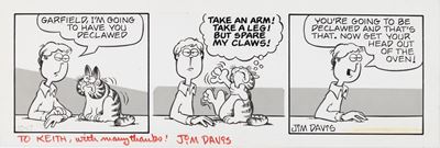 Garfield, striscia giornaliera (17/10/1978)