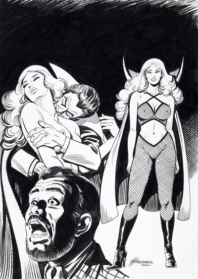 Zora la Vampira (originale di copertina)