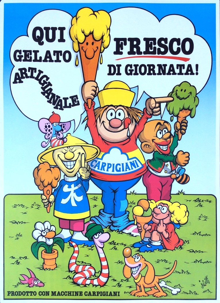 Benito Jacovitti - Gelati Carpigiani
