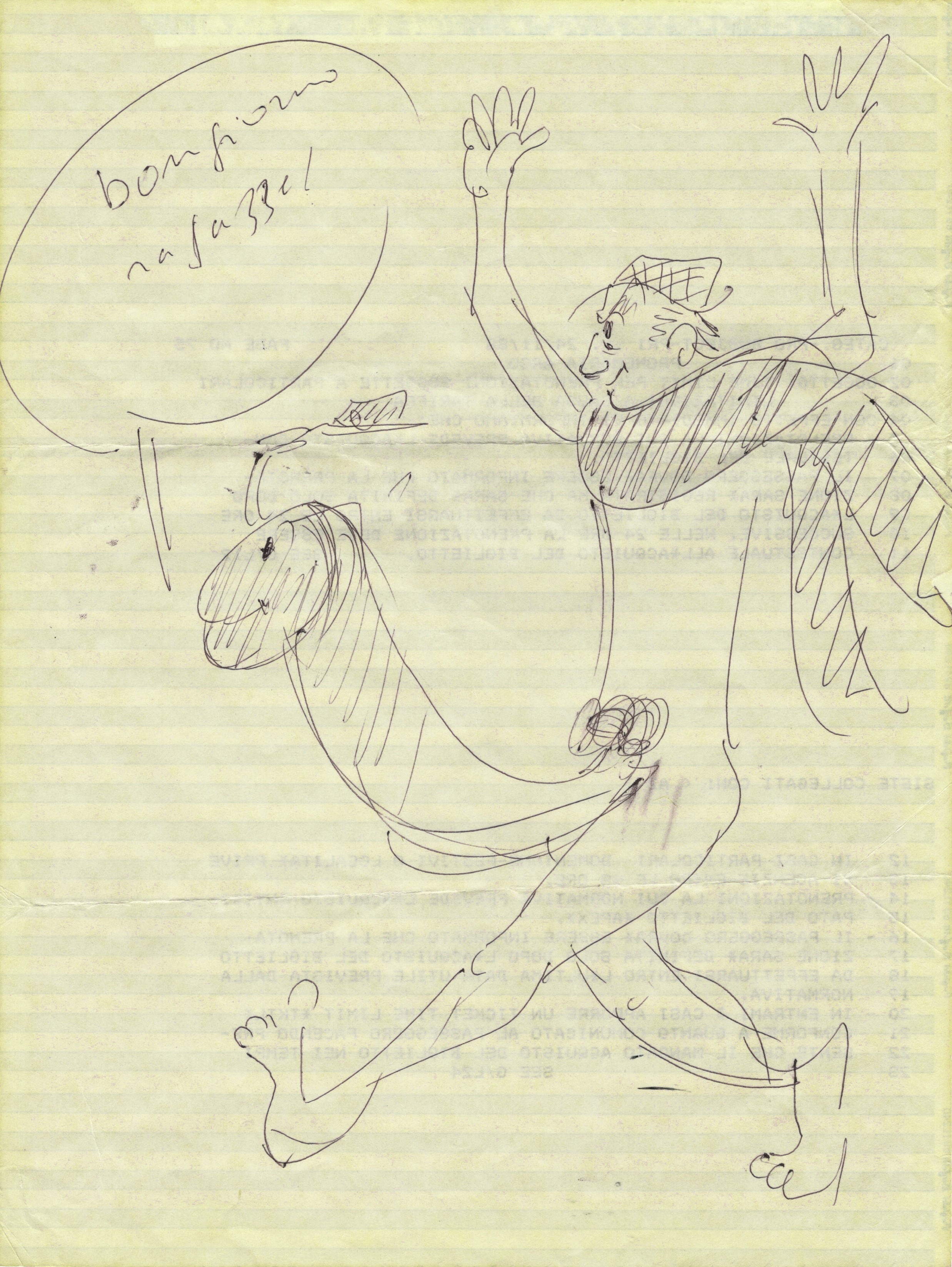 Federico Fellini - Donne (quattro disegni)