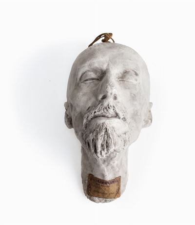 Mazzini, Maschera funeraria in gesso, 1946