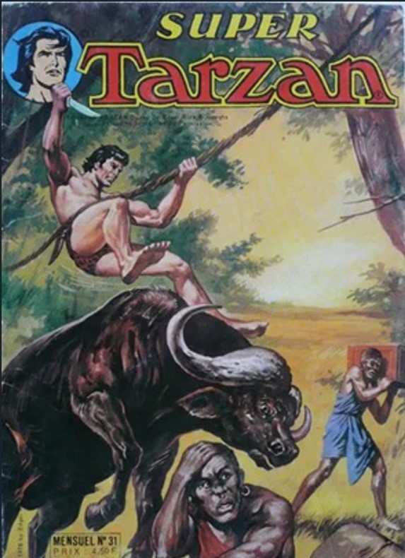 Dino Busett - Super Tarzan 31 – originale di copertina