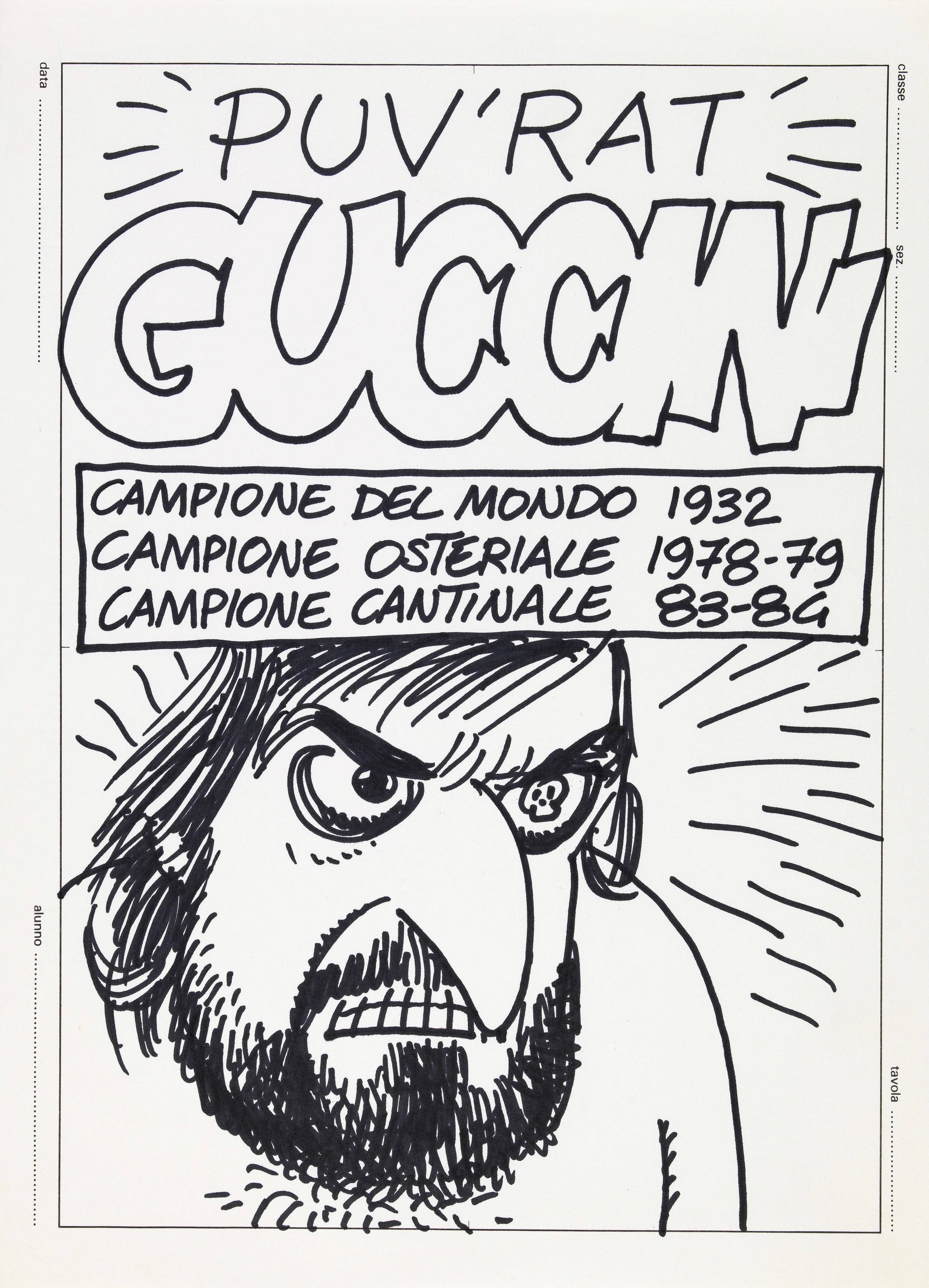 Andrea Pazienza - Incontro annuale di braccio di ferro Paz vs. Guccini