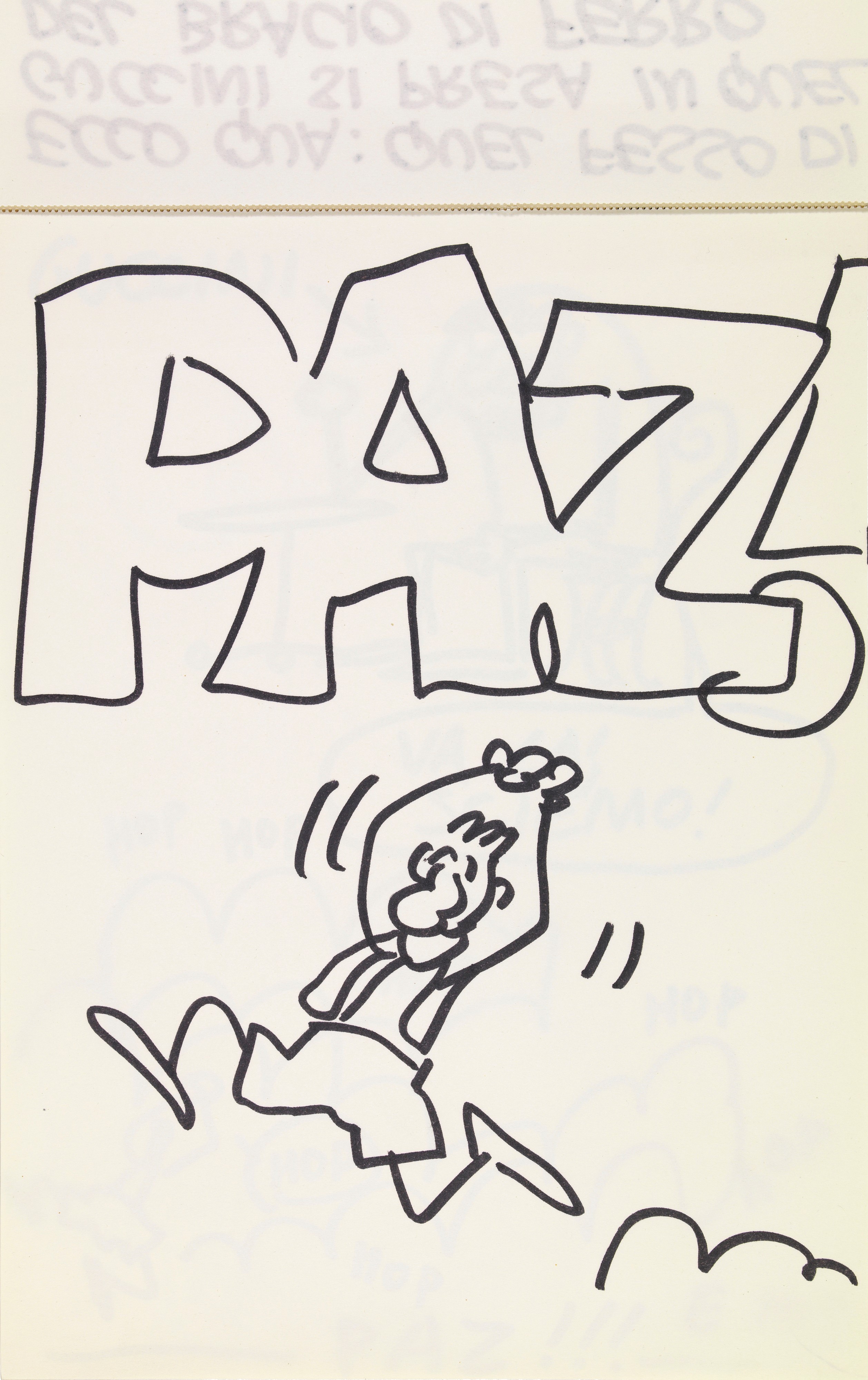 Andrea Pazienza - Incontro annuale di braccio di ferro Paz vs. Guccini