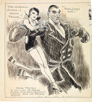 Primo Carnera e Kayo Tortoni