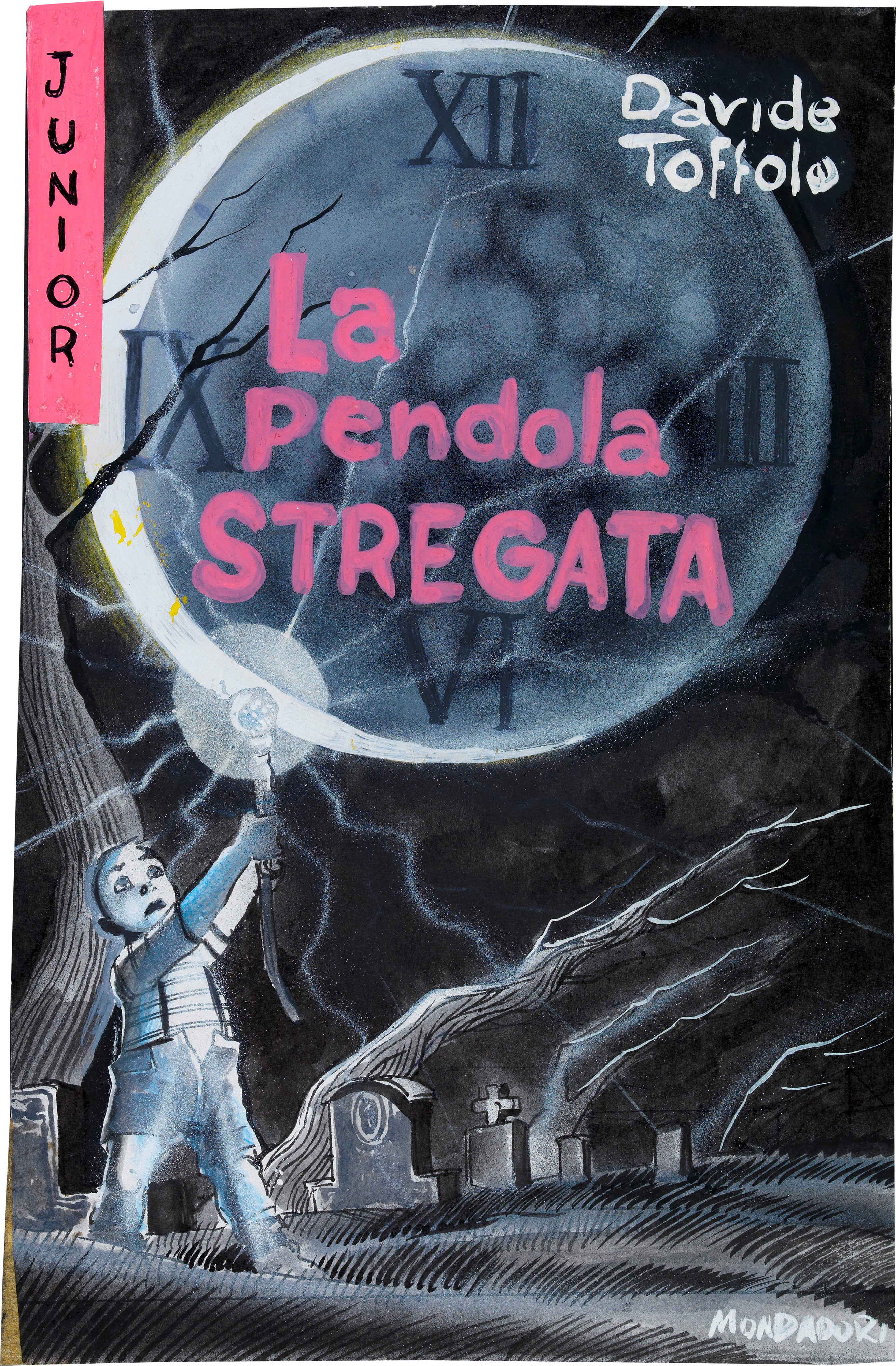 Davide Toffolo - La Pendola stregata (coppia di preliminari di copertina)