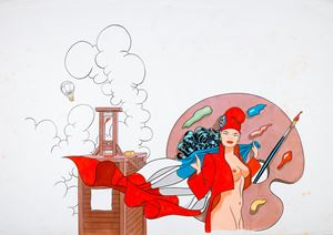 Gilda in atelier David
