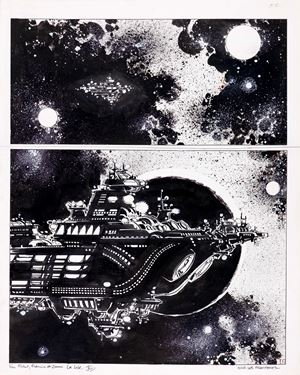 Jean-Claude Mézières | Lot 396 - Valérian - Sur les frontières | Finarte