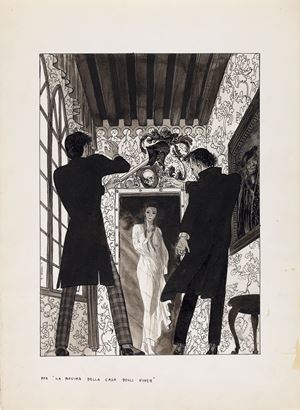 Guido Crepax | Lot 36 - Edgar Allan Poe - La caduta della casa degli Usher | Finarte