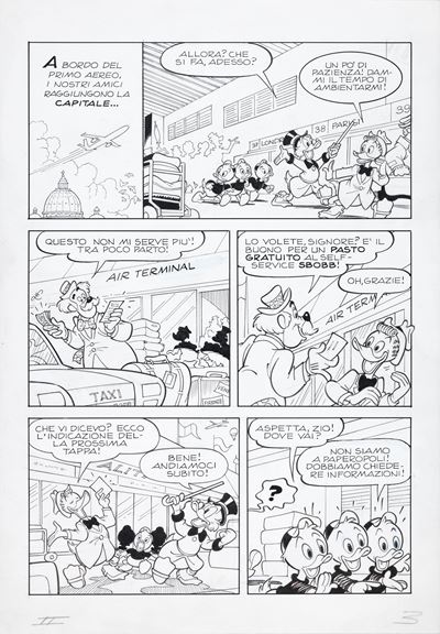 Chi ha rubato Topolino 2000? (tavola originale)