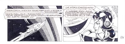 I Briganti - Governanti e rivali (striscia originale), matita, china e pennarello su cartoncino