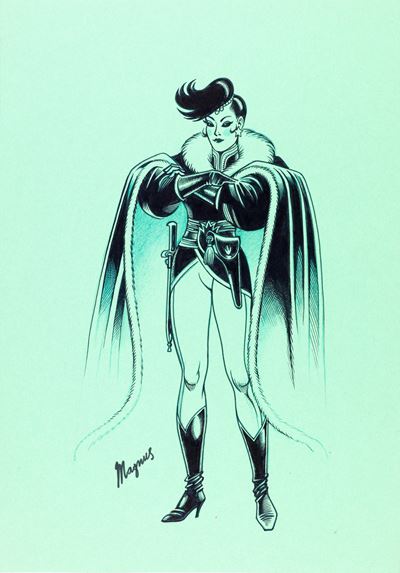 Milady nel 3000 (studio di personaggio)