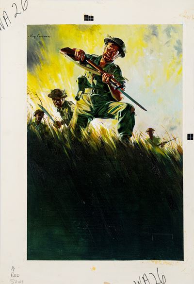 All This and a Medal Too (Originale di copertina), tempera su cartone