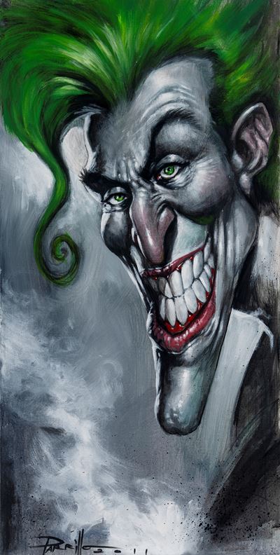 Joker, olio su tela
