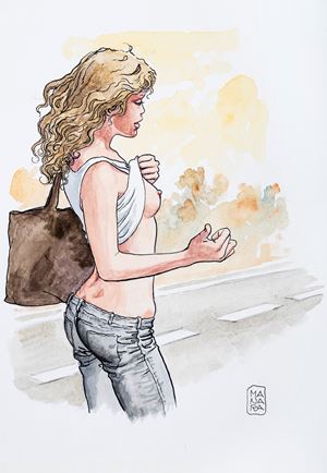 Milo Manara | Lot 894 - Autostop Girl | Finarte