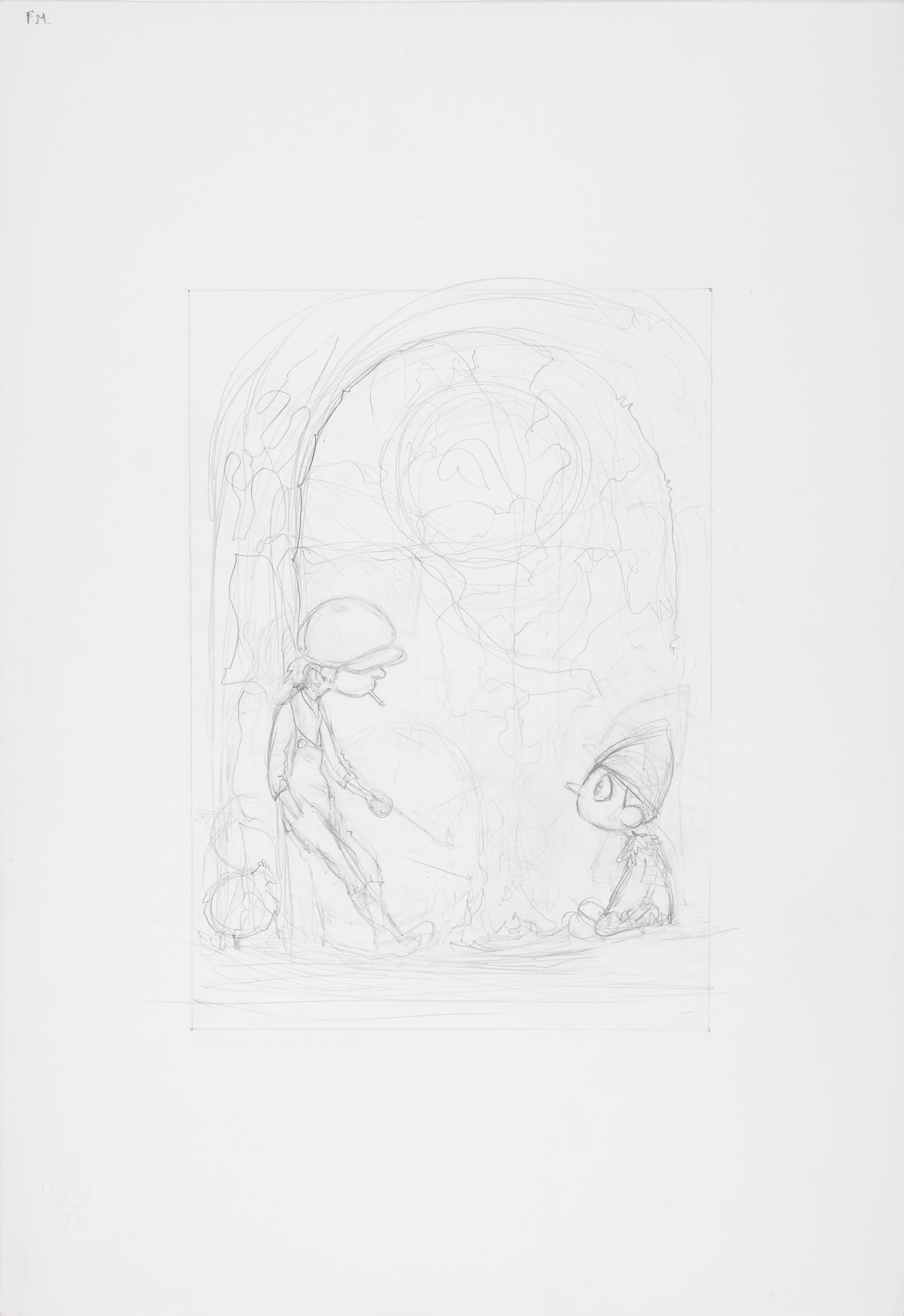 Massimiliano Frezzato - Il Diavolo (XV Arcano Maggiore) – Tarocchio di Pinocchio e Lucignolo
