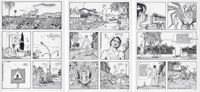 Zeno Porno (storia a tre tavole), matita e china su cartoncino
