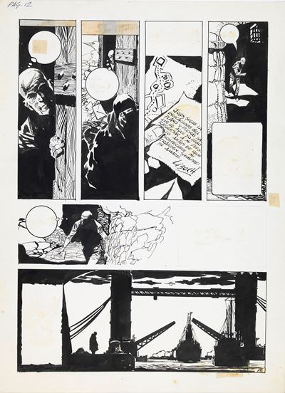 Nadie (L’Agente Nessuno) – tavola originale