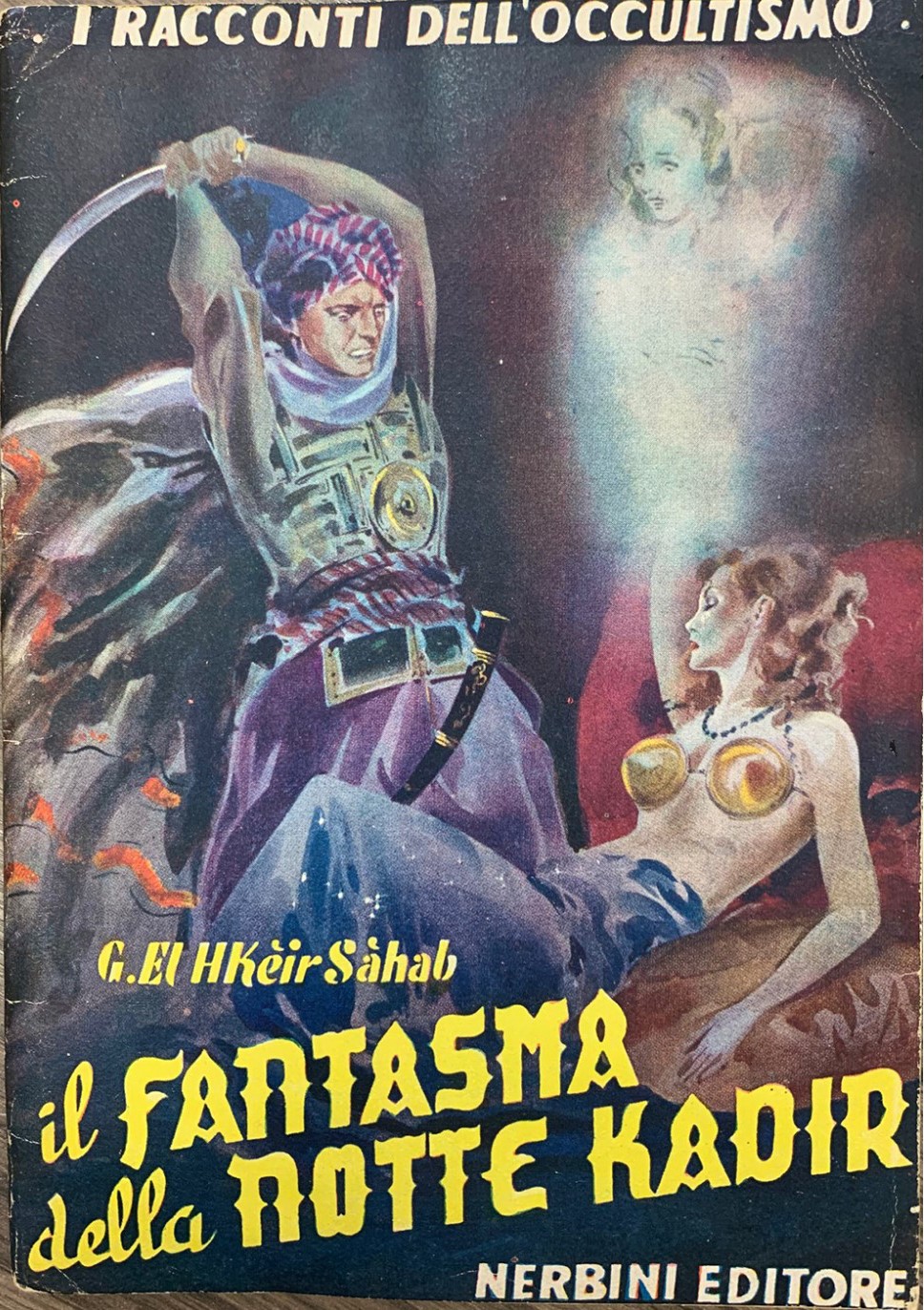 Rossini - Il fantasma della notte Kadir (copertina), tempera su cartoncino, 1949