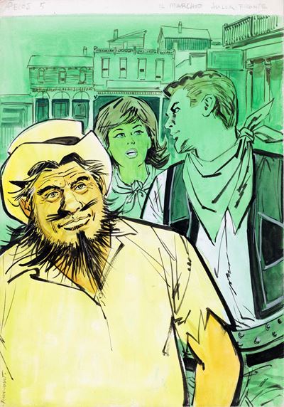 Pecos Bill – Il marchio sulla fronte (originale di copertina)