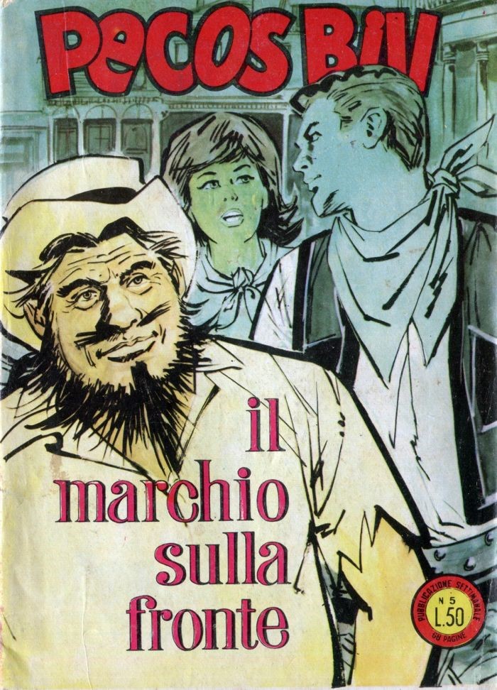 Franco Donatelli - Pecos Bill – Il marchio sulla fronte (originale di copertina)