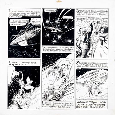 Flash Gordon – La rivolta di Mongo (tavola originale)