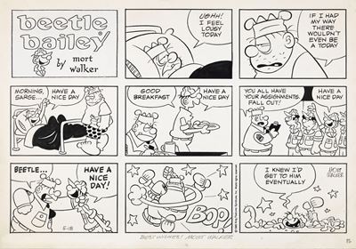 Tavola domenicale “Beetle Bailey”