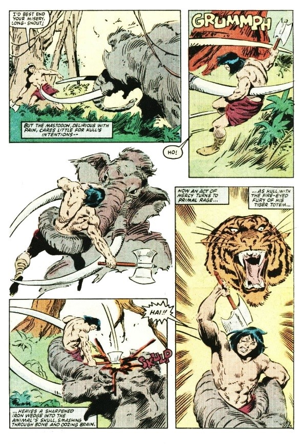 John Buscema - Kull the Conqueror - The Amulet of Ka (tavola originale)