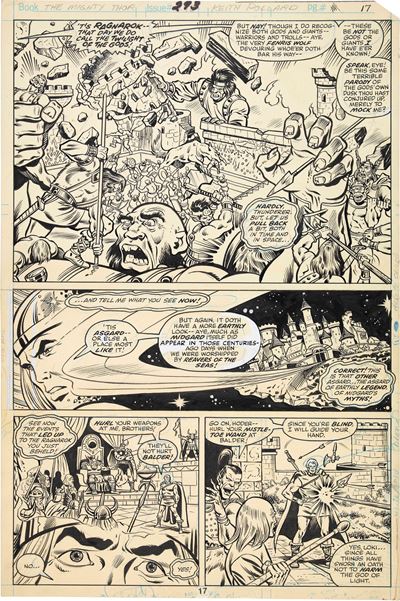 Thor - The Twilight of Some Gods! (matita e china su cartoncino)