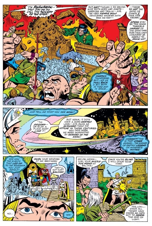Keith Pollard - Thor - The Twilight of Some Gods! (matita e china su cartoncino)