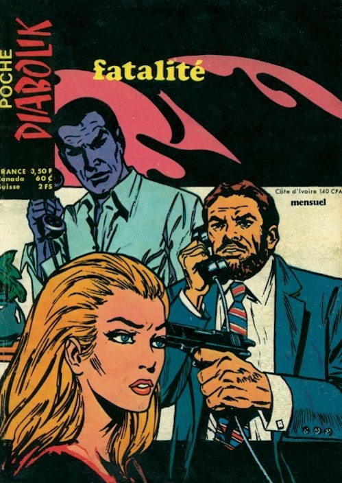 Primo Marcarini - Diabolik - Fatalité (originale di copertina)