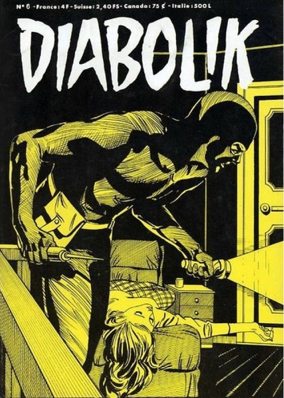 Primo Marcarini - Une victime de trop (Diabolik Géant n. 6) — originale di copertina, matita e ch...