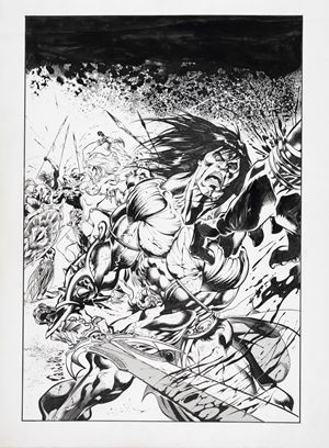 Claudio Castellini | Lot 679 - Conan: River of Blood # 2 | Finarte