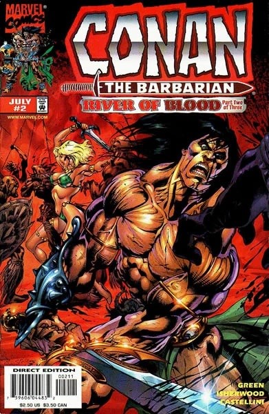 Claudio Castellini - Conan: River of Blood n. 2 (Originale di copertina)