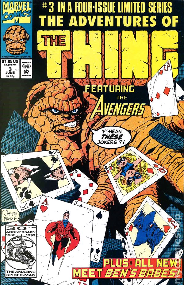 Mike Mignola & Joe Quesada - Mike Mignola e Joe Quesada, Adventures of the Thing #3, matita e chi...