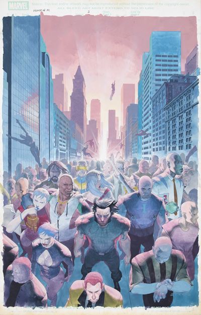 House of M – illustrazione originale di copertina