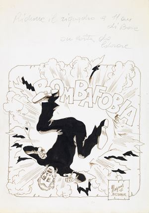 Magnus (Roberto Raviola) | Lot 369 - Alan Ford - Bombafobia | Finarte