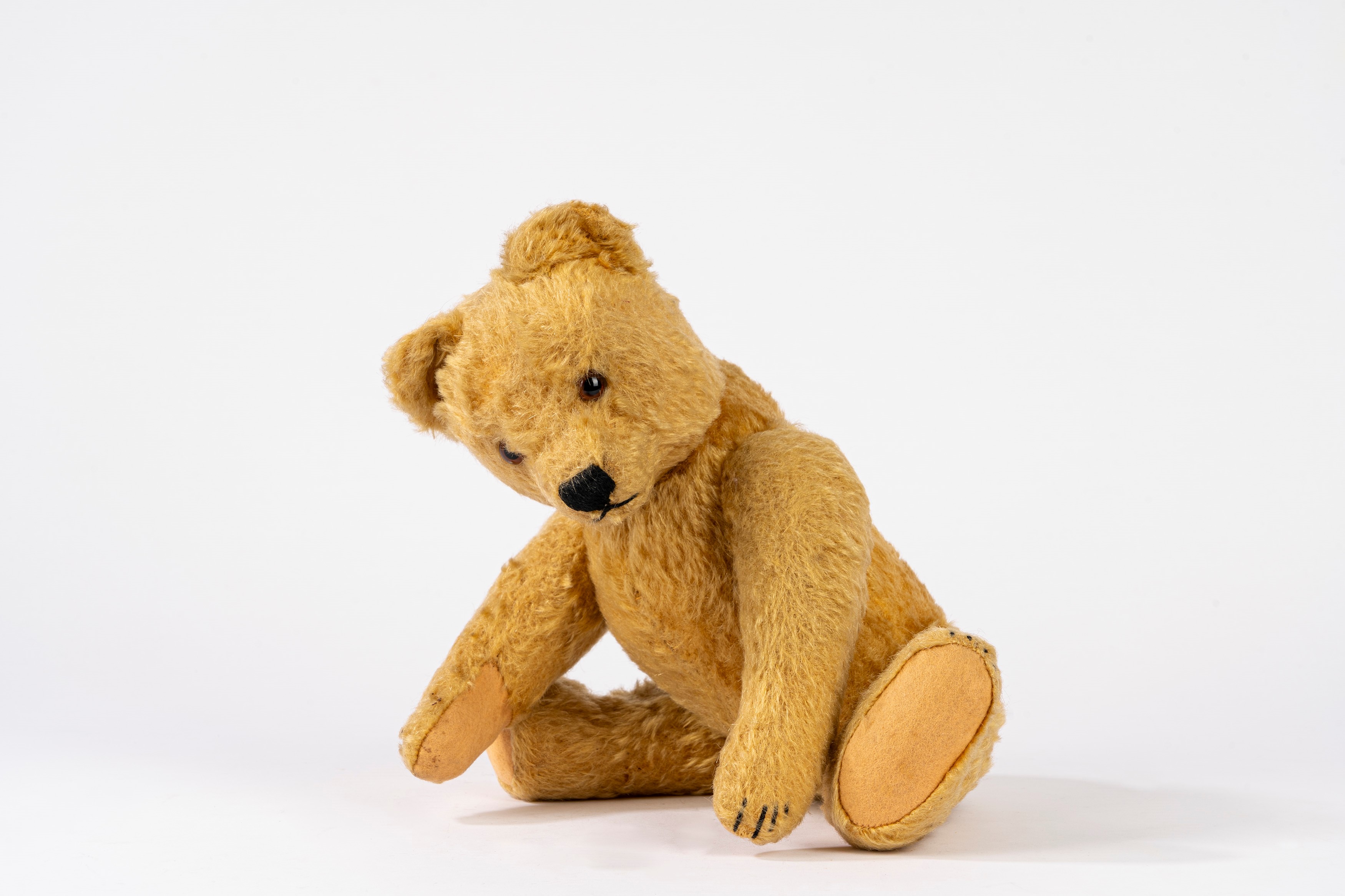 Steiff - Teddy bear originale in mohair biondo (anni ’50), made in Germany