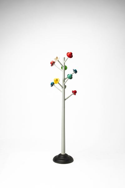 Appendiabiti modello “L’albero dei cappelli”, 1984