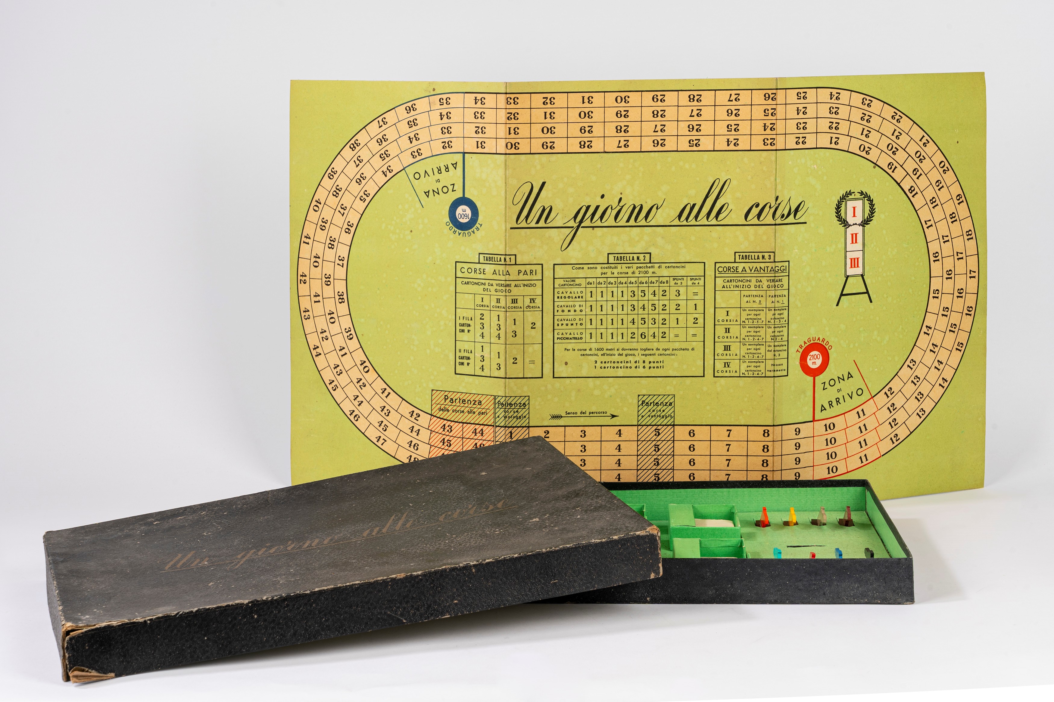 Marca Pino - Gioco da tavolo, Un giorno alle corse, 1930