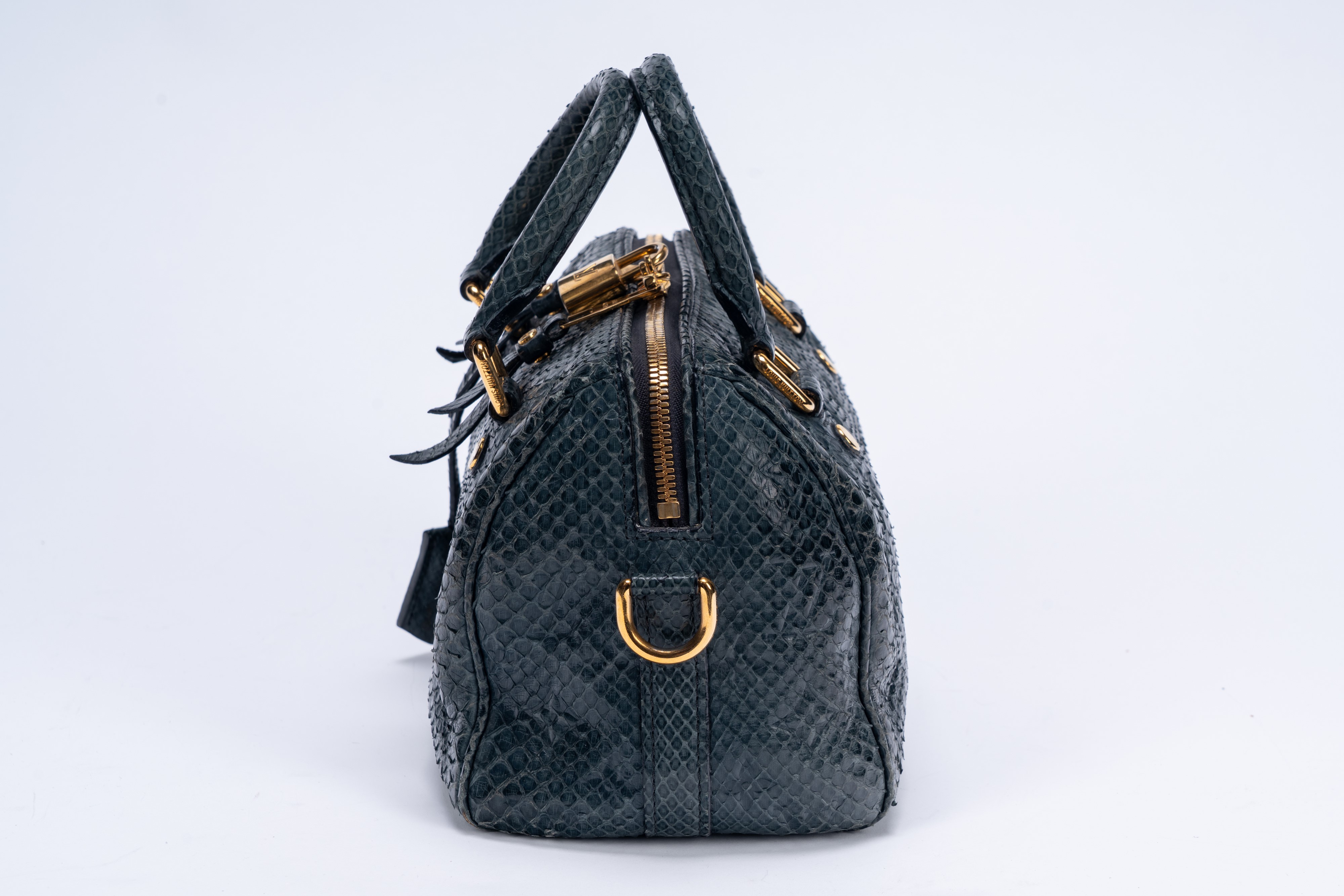 Louis Vuitton - Borsa Speedy in pelle di pitone monogram empreinte, 2013