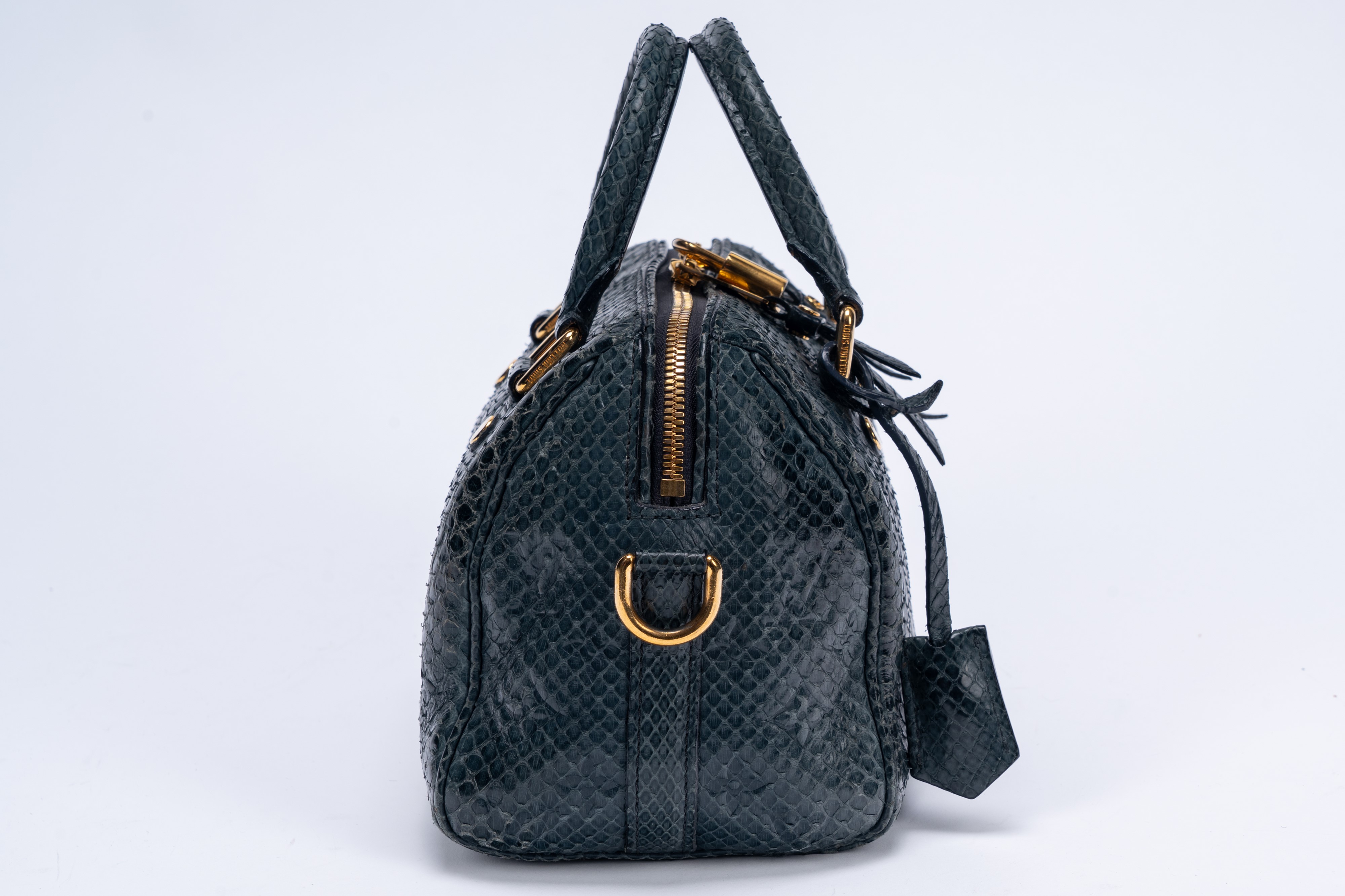 Louis Vuitton - Borsa Speedy in pelle di pitone monogram empreinte, 2013