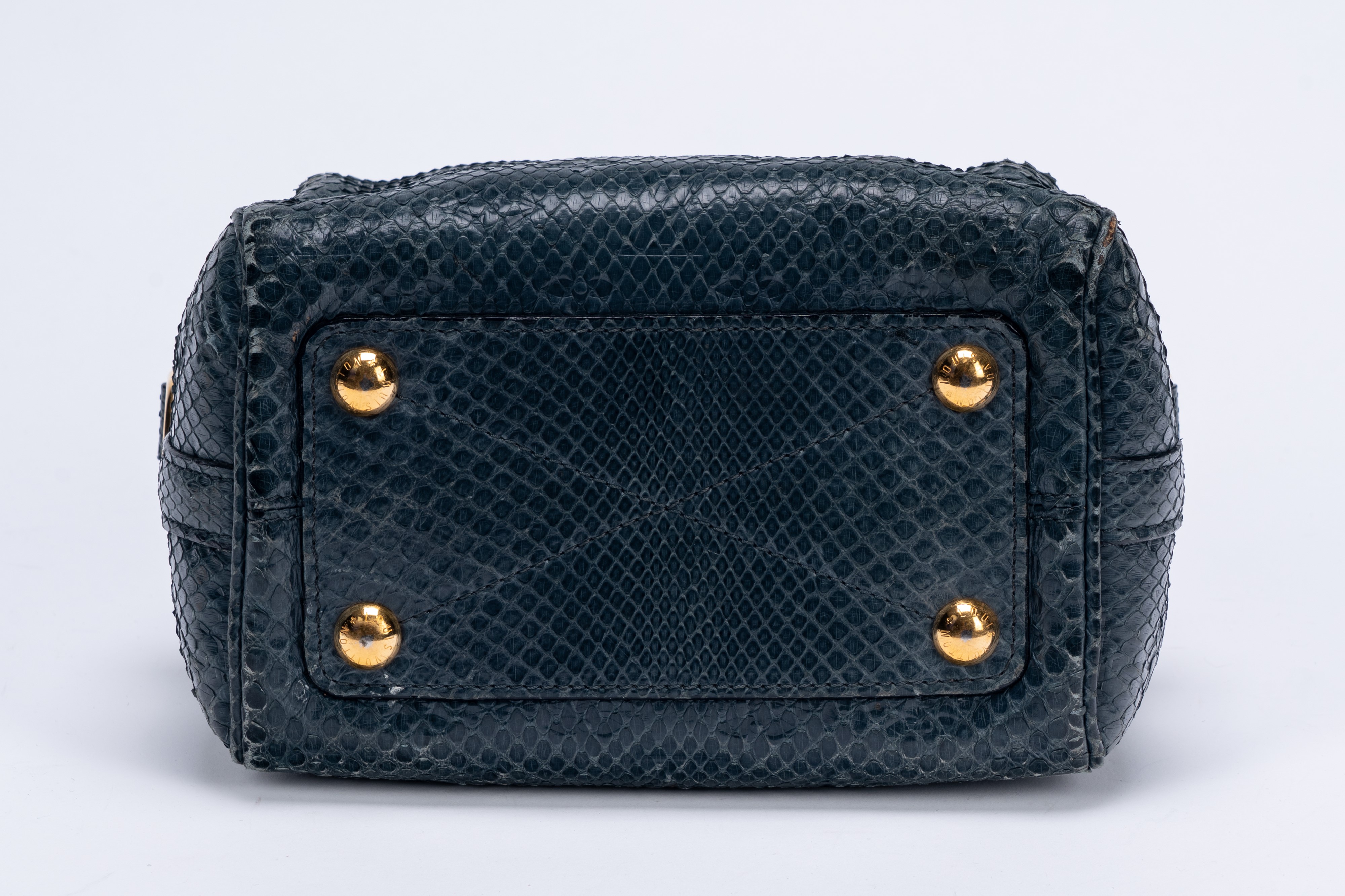 Louis Vuitton - Borsa Speedy in pelle di pitone monogram empreinte, 2013