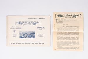 Listino prezzi I&deg; Semestre 1931