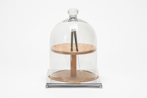 Pampaloni. Cheese bowl in a bell jar
