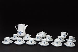 Richard Ginori 12-piece porcelain coffee set