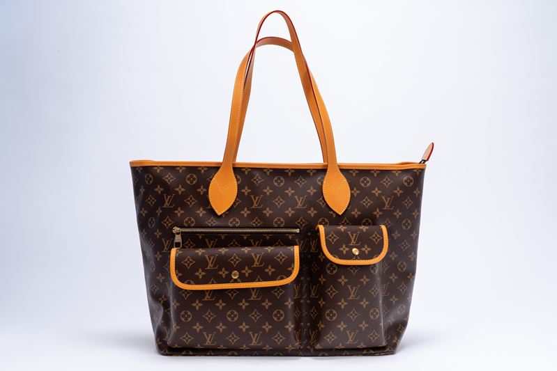 Louis Vuitton - Borsa Nevereverfull Cargo, tela con monogramma e doppi manici
