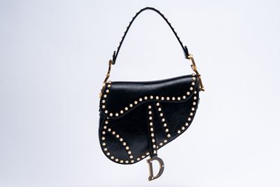 Borsa saddle in pelle nera