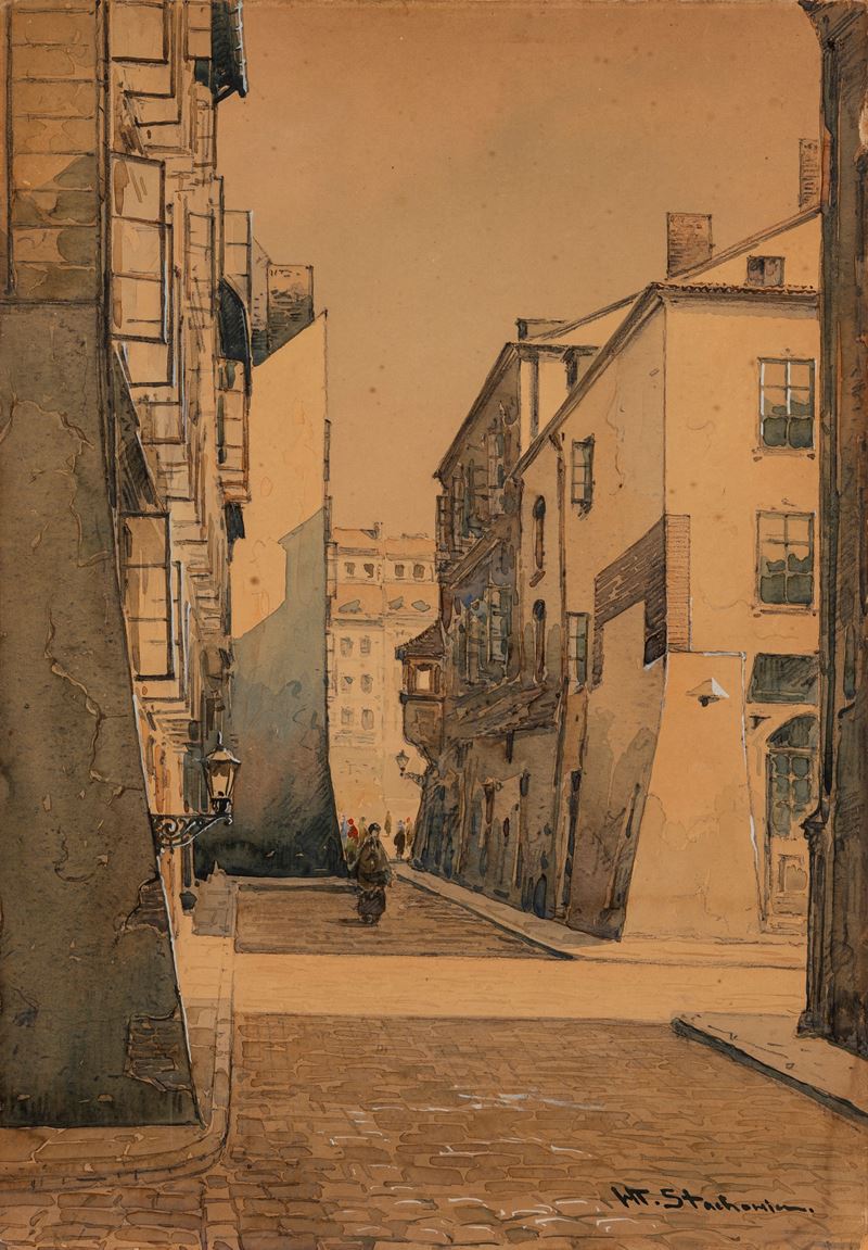 Wladyslaw Chmielinski - Vicolo di città