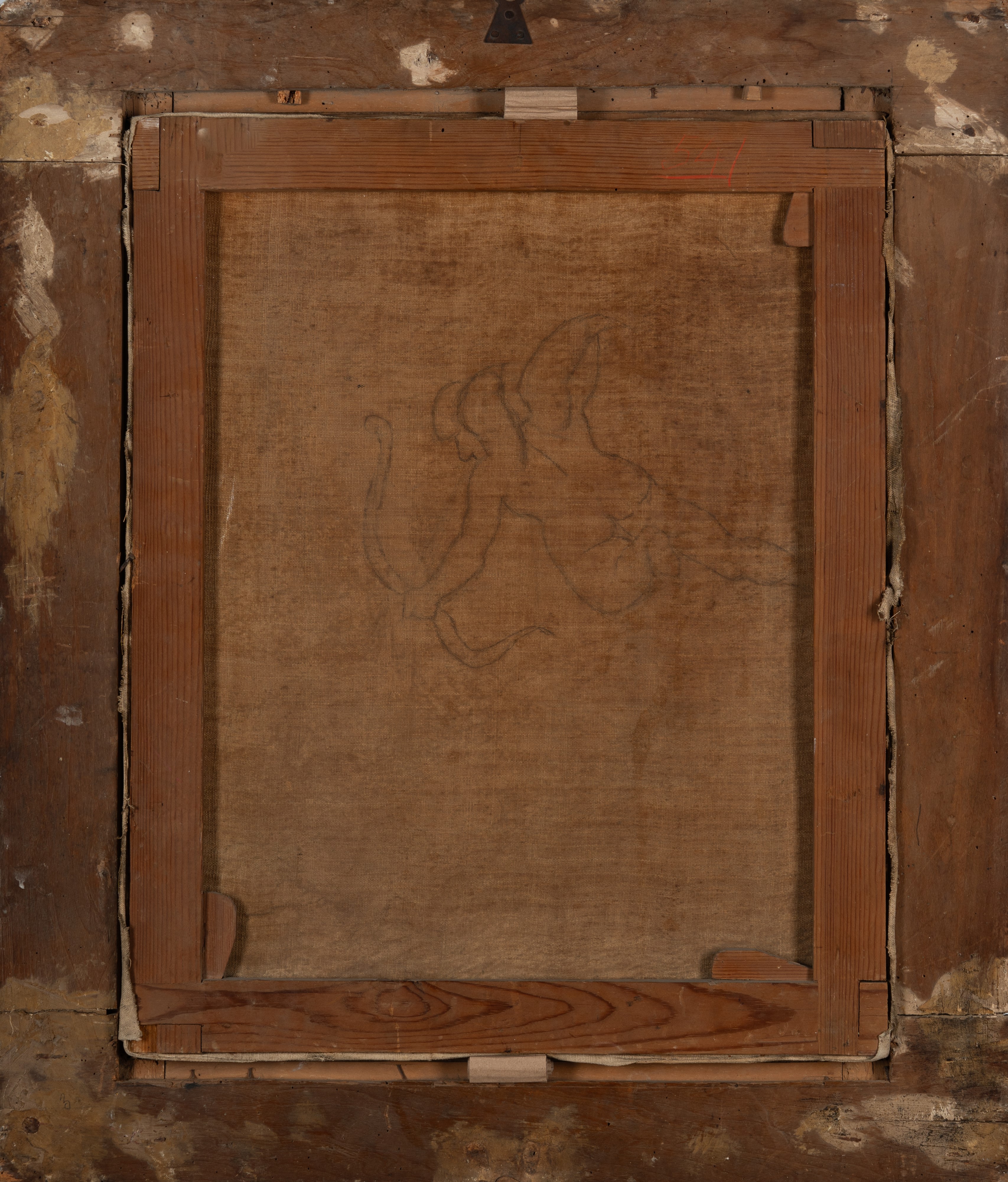 Scuola Lombarda, Secolo XIX - Volto di frate, olio su tela